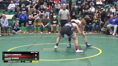 132 lbs Semifinal - Rocco Czarnecki, Cvca vs Kaiden Barker, Louisville