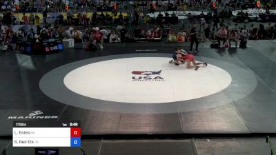 175 lbs Cons 64 #1 - Lucas Estes, MO vs Skylar Red Elk, OK