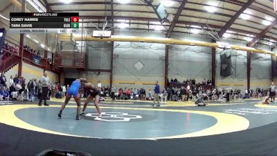 135 lbs Cons. Round 2 - Tara Davis, Olentangy Orange vs Corey Harris, Tulsa Union High School