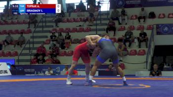 65 kg 1/8 Final - Abdullah Toprak, Turkiye vs Ibragim Charaputinovitch Ibragimov, Individual Neutral Athletes