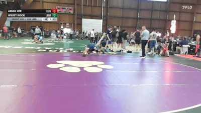 135 lbs Semifinal - Aidan Lee, Savage Wrestling Academy vs Wyatt Rock, Journeymen/duanesburg