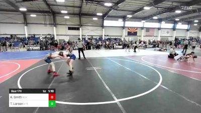 109 lbs Semifinal - Kannon Smith, Silver Creek Scrappers vs Tyler Larson, A-Team