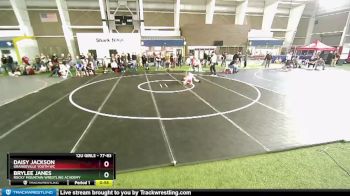 77-83 lbs Cons. Round 1 - Brylee Janes, Rocky Mountain Wrestling Academy vs Daisy Jackson, Grangeville Youth WC