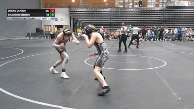 105 lbs Round 5 (8 Team) - Lucas Lanier, NC Legend vs Braxton Brown, Trojan Wrestling