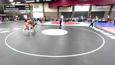 235 lbs Semifinal - Khylee Whalen, Dumas vs Zoie Gomez, Lubbock Coronado