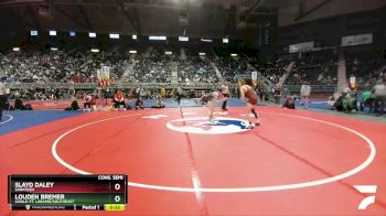 2A-145 lbs Cons. Semi - Louden Bremer, Lingle-Ft. Laramie/Southeast vs Slayd Daley, Saratoga