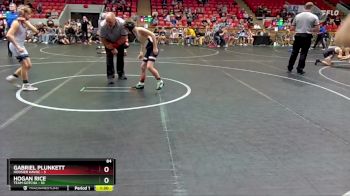 84 lbs Round 1 (4 Team) - Gabriel Plunkett, Hoosier Havoc vs Hogan Rice, Team Gotcha