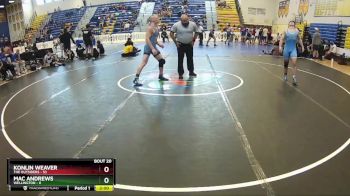 175 lbs Round 5 (8 Team) - Mac Andrews, Wellington vs Konlin Weaver, The Outsiders