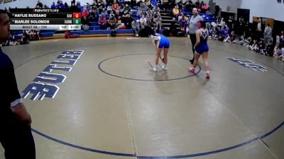 124 lbs Champ. Round 2 - Haylie Russano, Shaler Area Hs vs Marlee Solomon, Cannon McMillan