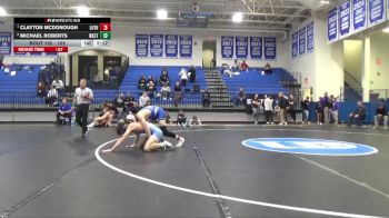 165 lbs 1st Place Match - Clayton McDonough, Luther vs Michael Roberts, Westminster