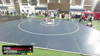 96 lbs Champ. Round 2 - Ty Cole, Westlake WC vs James Marshall, Lewis Academy Wrestling