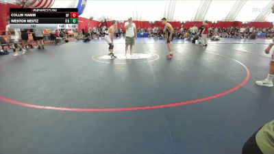 157 lbs Semis & Wb (16 Team) - Collin Hamm, Weyauwega-Fremont vs Weston Neutz, Illinois Top Dawgs