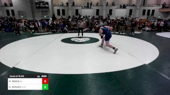 215 lbs Consi Of 16 #2 - Gavin Schultz, Plymouth South vs Harlin Welch, Bristol-Plymouth