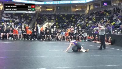 113 lbs 5th & 7th Place - Lucas Peters, West Delaware, Manchester vs Landon Howe, Alburnett