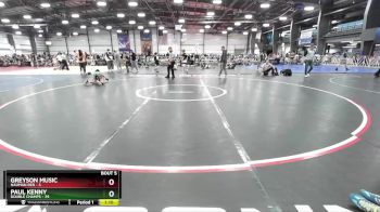 110 lbs Rd# 3 12:00pm Friday - Paul Kenny, Double Champs vs Greyson Music, Nauman Red