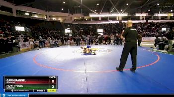 132 lbs Quarterfinal - Gavin Rangel, Newberg vs Hoyt Hvass, Lewiston