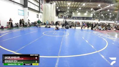 116 lbs Semifinal - Jacob Wheeler, Williamsburg Wrestling Club vs Brendan Etu, Wild Buffalo Wrestling Club