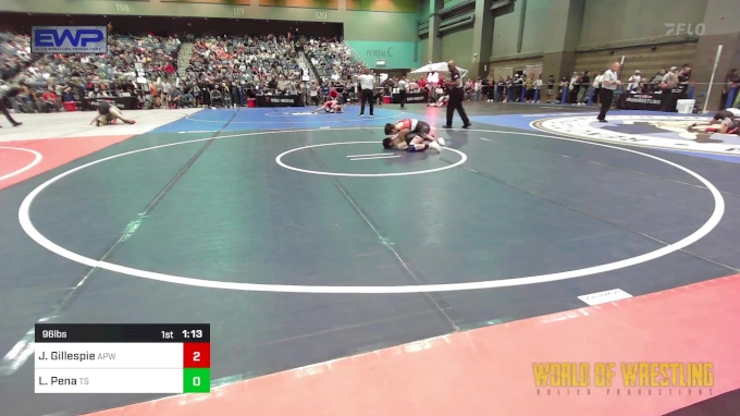 96 lbs Round Of 32 - Jaxon Gillespie, All-Phase Wrestling vs Levi Pena ...