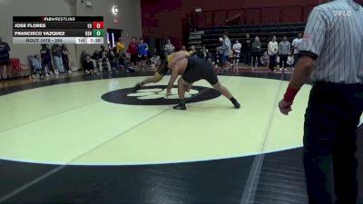 285 lbs Champ. Round 1 - Jose Flores, Emmanuel College vs Francisco Vazquez, Kennesaw State