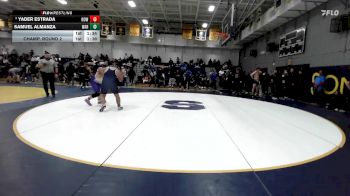 215 lbs Champ. Round 2 - Samuel Almanza, Warren vs Yader Estrada, Norwalk