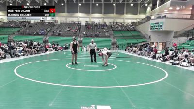 215 lbs Quarters & 1st Wb (16 Team) - Matthew Dillon, Colquitt County vs Jackson Coulter, North Forsyth