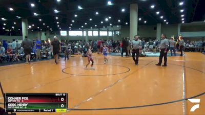 45 lbs Quarters & Wb (16 Team) - Greg Henry, Cleveland WC vs Conner Poe, Elevate WC