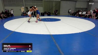 190 lbs Round 2 (8 Team) - Desi Lee, Ohio Red vs Evelyn Vargas, California Red