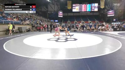 125 lbs Cons. Rd Of 32 - Kaylee Dayhoff, PA vs Hannah Villareale, CA