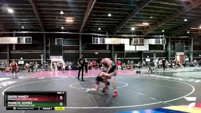 120 lbs Quarterfinal - Gavin Handy, Grindhouse Wrestling Club vs Markos Gomez, Dominate Wrestling Club