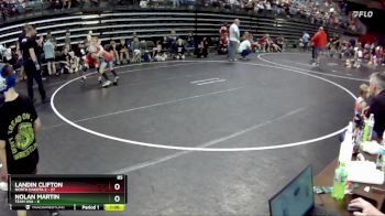 85 lbs Semis & 1st Wrestleback (8 Team) - Nolan Martin, Team USA vs Landin Clifton, North Dakota 2