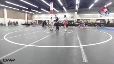 100 lbs Rr Rnd 1 - Ethan Daniels, Cowboy/Cowgirl Wrestling Club vs Daxton Merritt, Warrior Trained Wrestling