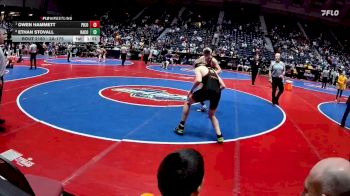 2A-175 lbs Quarterfinal - Owen Hammett, Pike County vs Ethan Stovall, Hart County