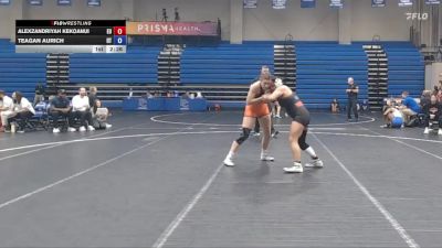 160 lbs Champ. Round 1 - Alexzandriyah Kekoanui, Emmanuel University vs Teagan Aurich, Indiana Tech