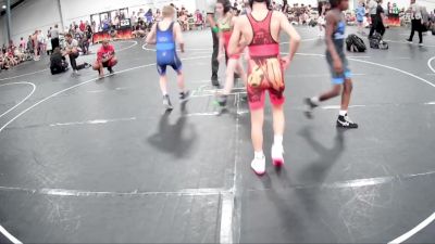 90 lbs Round 3 (6 Team) - Kash Clementi, RWA vs Asher Asad, Level Up Wrestling Club