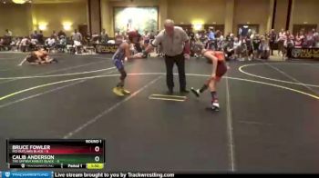 67 lbs Round 1 (4 Team) - Bruce Fowler, MO Outlaws Black vs Calib Anderson, The Untouchables Black