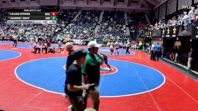 190 lbs Cons. Round 3 - Lillian Stokes, Woodward Academy vs Journey Gray, Carrollton