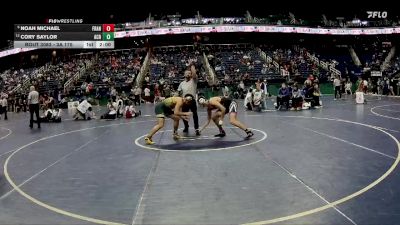 3A 175 lbs Champ. Round 1 - Noah Michael, Franklinton vs Cory Saylor, A C Reynolds