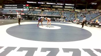 190 lbs Semifinal - Jonathan Rigler, Hays HS vs DeMarus Partee, Pittsburg HS