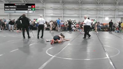 92 lbs Round 1 (6 Team) - Cael Purcell, Neighborhood Wrestling vs Isaac Kruse, Empyre WC Maroon