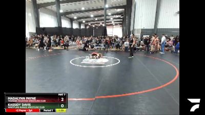 65 lbs Round 1 - Madalynn Payne, Thunder Mountain Wrestling Club vs Kassidy Davis, Wrestling Rhinos Wrestling Club