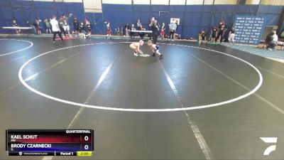 56 lbs Quarterfinal - Kael Schut, MN vs Brody Czarnecki, IL