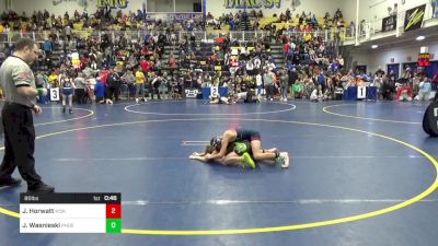 80 lbs Consy 3 - Jacob Horwatt, Kiski Area vs James Wasnieski, Phoenix W.C.