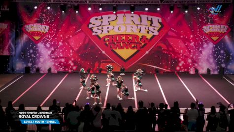 Cheer Extreme - Richmond - Royal Crowns [2025 L1 Youth - Small Day 1] 2025 Spirit Sports Myrtle Beach Nationals