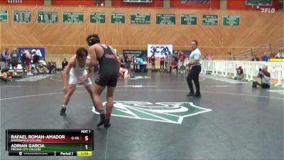 184 lbs 3rd Place Match - Rafael Roman-Amador, Bakersfield College vs Adrian Garcia, Fresno City College