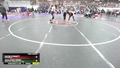 149 lbs Cons. Round 1 - Jacob Stinnett, Unattached vs KingJames Perry, Indian Hill Community College