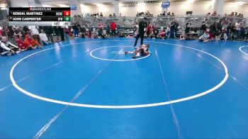 50 lbs Cons. Round 4 - John Carpenter, Best Trained Wrestling vs Kendal Martinez, Maverick Elite Wrestling Club