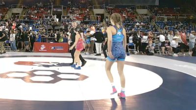 100 lbs 7th Place Match - Lilly Breeden, Missouri vs Noah Kovach, Texas