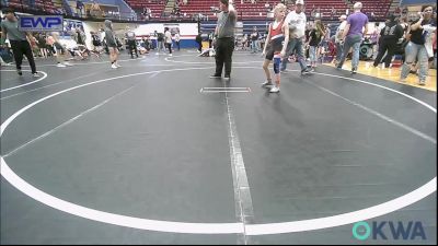 73 lbs Consolation - Jaxon Walker, Harrah Little League Wrestling vs Easton Pollard, Piedmont