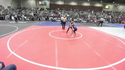 78 lbs Consi Of 8 #2 - Brielle Mohammed, Caruthers Vipers vs Adrian Castillo, The Club