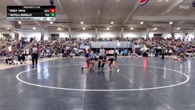 Girls 120 lbs Cons. Round 1 - Anyela Murillo, Pigeon Forge High School vs Emily Tapia, Watertown High School